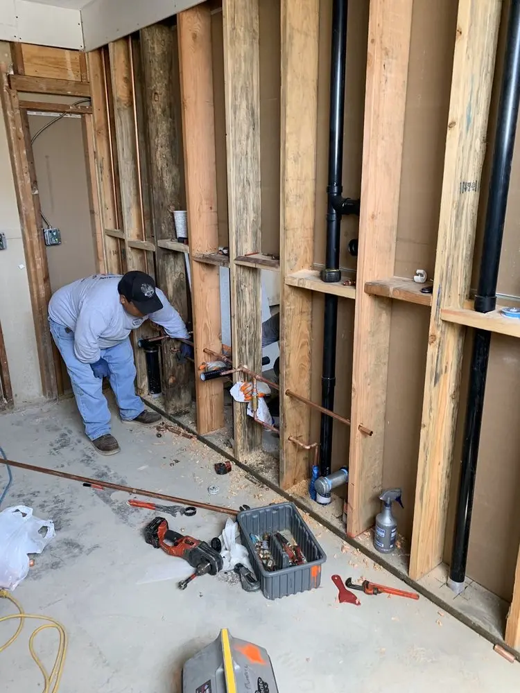 Commercial rough-in plumbing for Gas Line Repair in Lopatcong